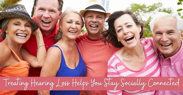 Featured image for “Treating Hearing Loss Helps You Stay Socially Connected”
